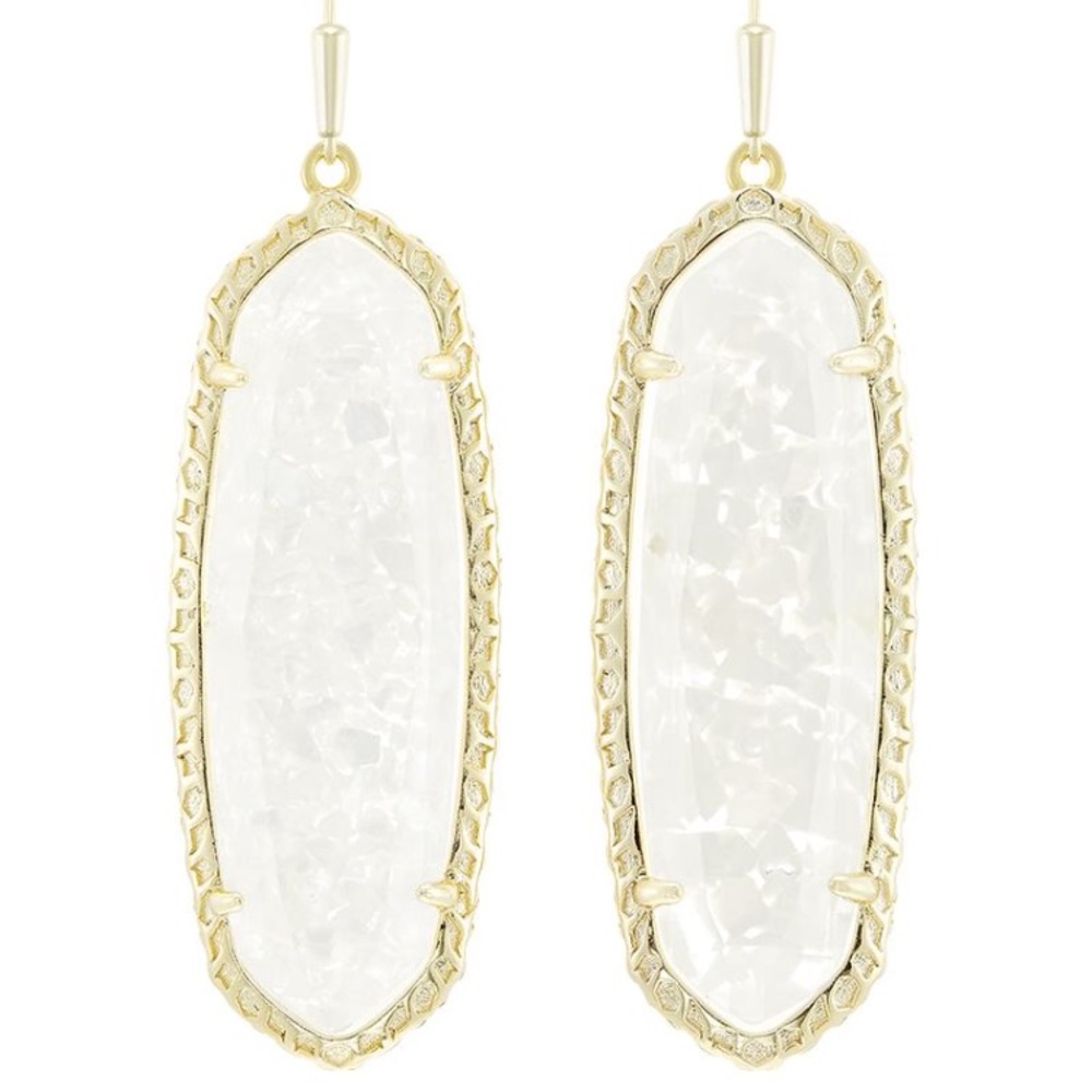 Kendra Scott Lauren Earrings in Crush Ivory MOP